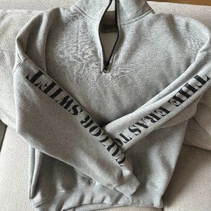 Taylor Swift Eras Tour Grey Quarter Zip